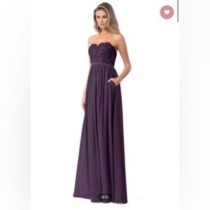 AZIZIE BRIDESMAID DRESS - PLUM